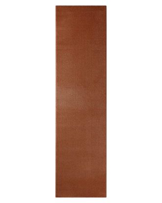 Esprit Alfombra tejida terciopelo corto ladrillo 80x230