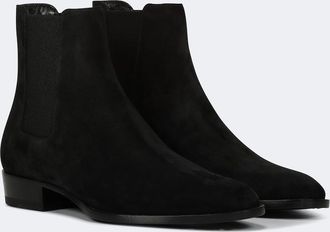 Saint Laurent Wyatt suede Chelsea boots