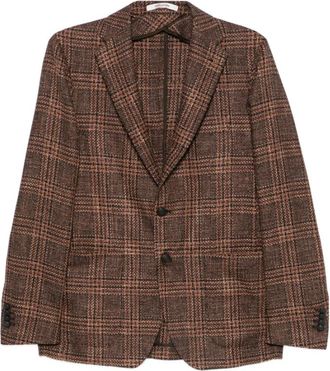 Tagliatore Blazers, male, Brown, Size: M Montecarlo Jacket