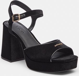 Coach Block Heel Sandal