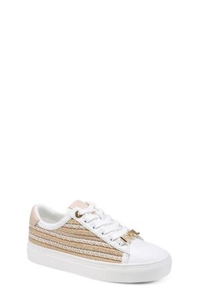 Karl Lagerfeld Cate Sneaker in Natural/Bright White at Nordstrom, Size 9