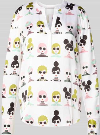 Herzensangelegenheit Herzensangelegenheit Blusenshirt aus Seiden-Mix in Offwhite, Größe 36