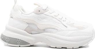 Emporio Armani Mesh Sneakers - Dames - Sneakers - Wit - 41 EU - Leer - Schoenen