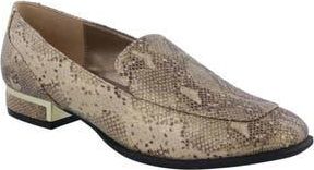 Bellini Haze Snakeskin Embossed Loafer in Bronze at Nordstrom Rack, Size 8.5
