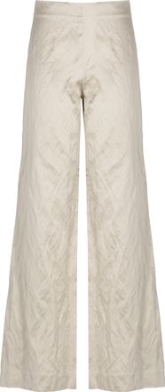 Antonelli Beige Patrizio Viscose Wide-Leg Pants