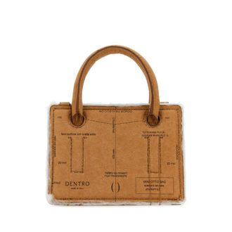 DENTRO Printed Paper Mini Otto Paper Handbag