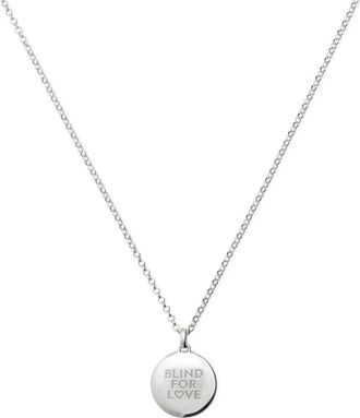 Gucci Accessoires, Dames, Grijs, ONE Size, Blind for Love Hanger Ketting