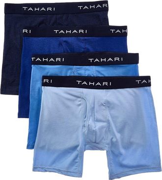 Elie Tahari 4Pk Classic Fit Stretch Boxer Brief