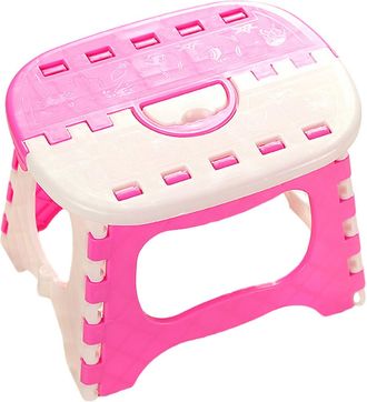 OEM Taburete Plegable De Pl&aacute;stico Innovador Para Ni&ntilde;os Y Adultos, Herramienta Port&aacute;til Para Actividades Al Aire Libre (rosa)