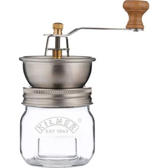 Kilner Seasoning Grinder, Refillable Glass Spice Mill with Stainless Steel Grinder in Clear at Nordstrom