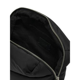 Moncler Quilted Calf Leather Clutch - Black