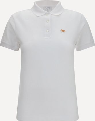 Maison Kitsun&eacute; Baby Fox cotton piqu&eacute; Polo Female XS