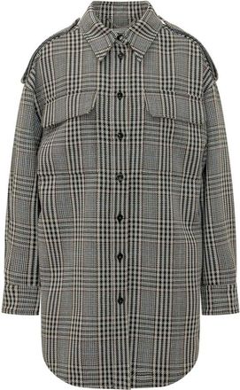 Stella McCartney Grey Relaxed Checks Shirt