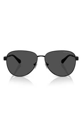 Michael Kors 59mm Pilot Sunglasses in Black Grey at Nordstrom