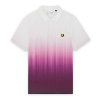 Lyle & Scott Golf Gradient Polo - Heren - Tops - Paars - Maat: S Spandex
