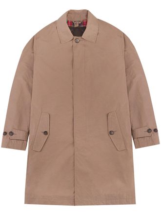 Baracuta Mid-Length Casual Jacket with Quilted Tartan Lining