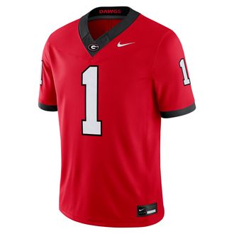 Nike Georgia Nike Mens Dri-FIT College Limited Jersey in Red | NCFL0EJDGBN-HH0