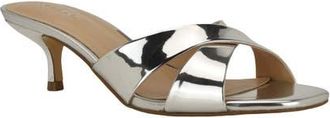 Calvin Klein Skylor Slide Sandal in Silver at Nordstrom, Size 6.5