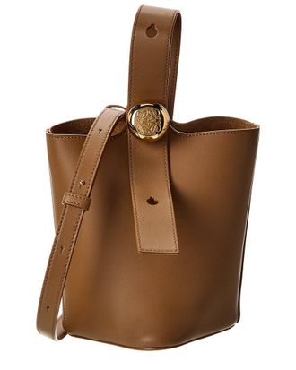 Loewe Pebble Mini Leather Bucket Bag