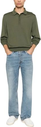 HUGO BOSS Lancione Polo - Heren - Polos - Groen - 2XL - Wol - Tops