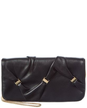 Ferragamo Leather Wallet On Chain