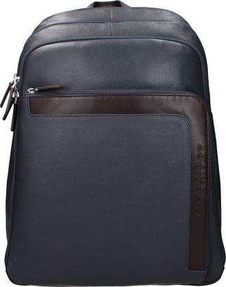 Piquadro Gray Leather Mens Backpack