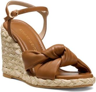 Stuart Weitzman Soplaya Espadrille Wedge Sandal in Boho Tan at Nordstrom, Size 8.5