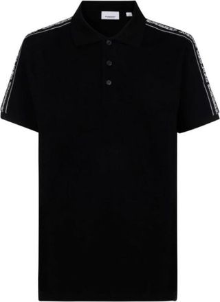 Burberry Katoenen polo shirt - Heren - Polos - Zwart - XS - Katoen - Tops