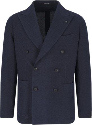 Tagliatore Double-Breasted Blazer - Navy