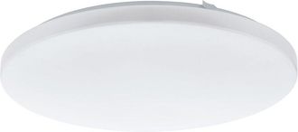 Eglo Plafoniera Moderna Frania Acciaio Bianco 6 Luci Led 5,5W