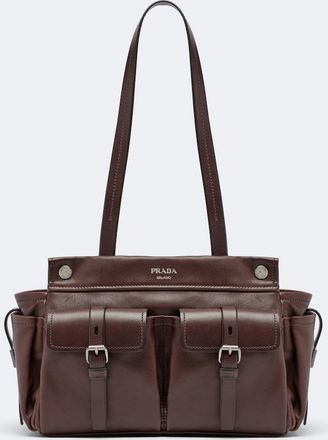 Prada Borsa Route Medium in pelle