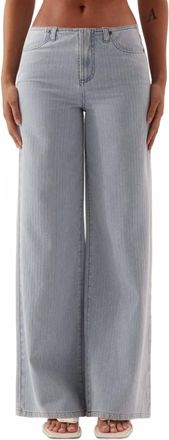 Sovere Dia Wide Leg Jeans In Light Blue