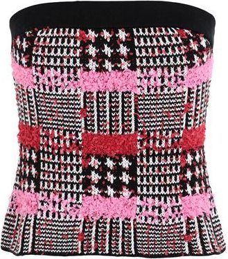 Karl Lagerfeld BOUCLE KNIT TUBE TOP