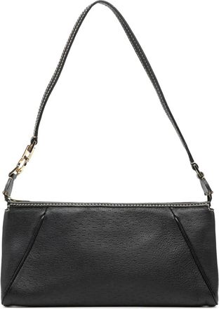 Ferragamo 2010-2025 Leather Gancini shoulder bag - women - Calf Leather - One Size - Black