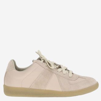 Maison Margiela Peach Lace Up Sneakers
