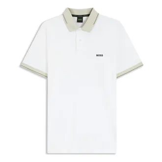 HUGO BOSS Heren, Tops, Wit, Maat: XL Katoen