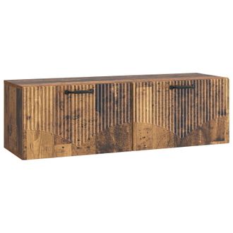 vidaXL Mueble Para Tv De Pared Madera Envejecida 98 X 31 X 30 Cm Vidaxl