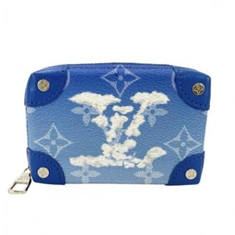 Louis Vuitton Pre-owned Canvas wallets - Heren - Pre-owned - Blauw - Maat: ONE Size