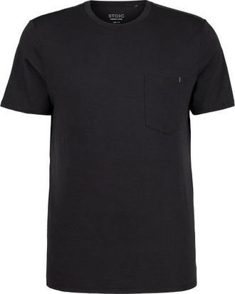 Stoic Merino155 LaholmSt. Pocket T-Shirt Merinoshirt f&uuml;r Herren | schwarz