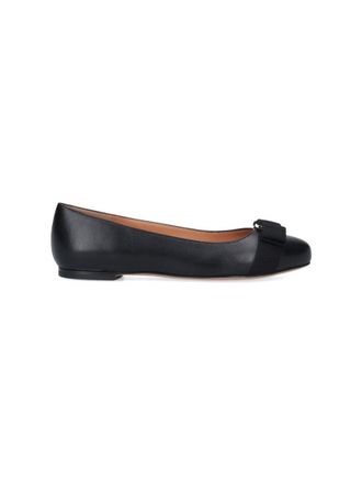 Ferragamo Varina Ballerinas Black