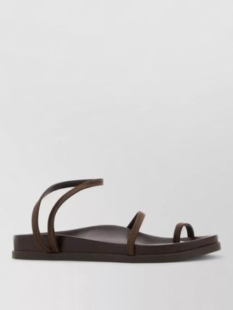 Ancient Greek Sandals satin eleftheria thong sandals ankle strap