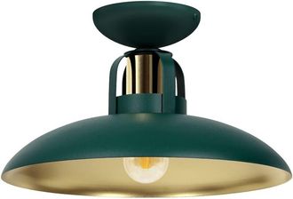 Milagro L&aacute;mpara De Techo Felix Verde/oro 1xe27