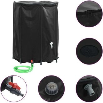 vidaXL Dep&oacute;sito De Agua Plegable Con Grifo Pvc 750 L Vidaxl