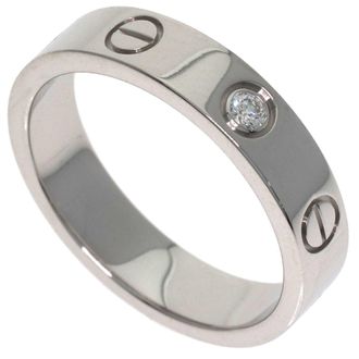 Cartier Love White Gold (18K) Band Ring (Pre-Owned)