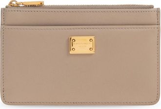 Dolce & Gabbana Wallets & Cardholders - Dames - Portefeuilles - Beige - ONE Size - Leer - Accessoires
