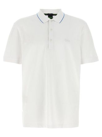HUGO BOSS White Logo polo