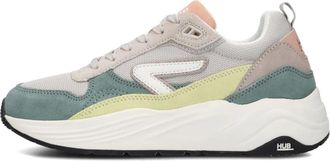 HUB Hub, Schoenen, Dames, Veelkleurig, 43 EU, Beige Chunky Sole Sneakers Glide-z