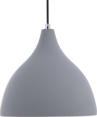 Beliani L&aacute;mpara De Techo Hormig&oacute;n Gris Accesorio Estilo Escandinavo Moderno Hogar Lambro