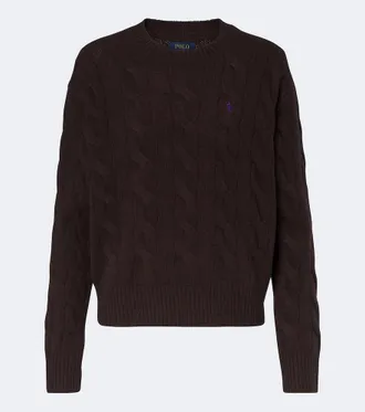 Polo Ralph Lauren Cable-knit wool and cashmere sweater