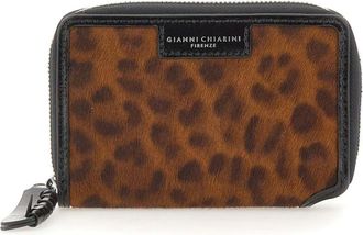 Gianni Chiarini Accessoires, Dames, Bruin, ONE Size, Leer, Horsy Wallet
